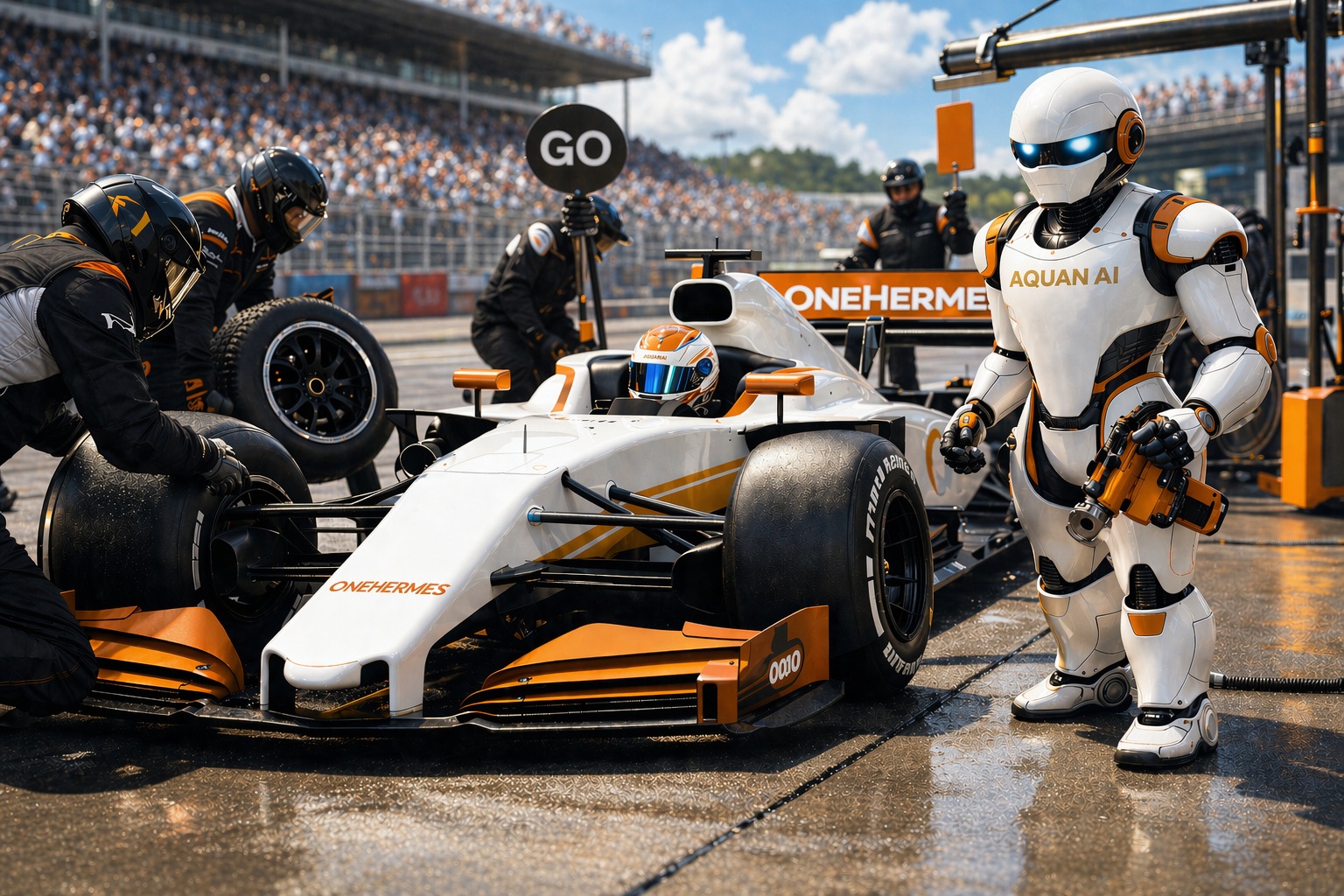 AQUAN AI — OneHermes F1 Pit Crew